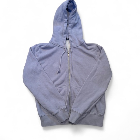 Other - Brandy Melville Women's Blue and Purple Hoodie